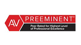 Preeminent. Peer Rated For Highest Level Of Professional Excellence
